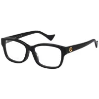 在飛比找momo購物網優惠-【GUCCI 古馳】光學眼鏡GG12590A(黑色)