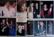clippings 2391 ELIZABETH TAYLOR LIZ AUDREY HEPBURN SYLVIE VARTAN NANA MOUSKOURI