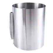 Adjustable Cake Ring High 20 cm - Stainless Steel Baking Ring Adjustable - High Baking Mould for Easy Preparation silver