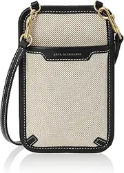 ANYA HAINDMARCH(アニヤ・ハインドマーチ) Anya Hindmarch Women's Shoulder Bag 5050925180801 Pocket Phone Pouch On Strap NATURAL, Natural, Free Size