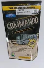 Walex Commando RV Black Holding Tank and Sensor Cleaner Drop-Ins