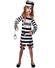 Zombie Convict Girls Costume