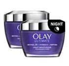Olay Ultimate Retinol 24 + VitaminE + Peptide Night Moisturizer - 1.7oz - 2 pk