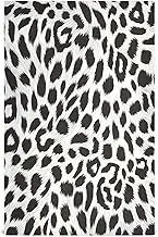 GAIREG Black White Leopard Print Dishcloths Sets, 28x18 Absorbent Polyester Kitchen Towels