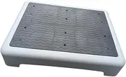 Leefasy Shower Step Stool Stepping Stool Step Riser for Bedside Bathtub Car Bath, Black