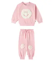 [Molo] Molo Baby Disc sweatshirt and sweatpants set M 12 pink