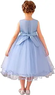 [LENEFU] Girls Party Dress, Birthday Girl Dresses, Suitable Birthdays Flower Girl Dresses for Weddings and Other Special Occasions for Ages 2-10