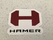HAMER BULL BAR 4WD STICKER,SUSPENSION,RACKS,TRUCKS,CAMPING,HUNTING,FISHING,4x4 1