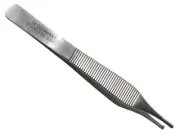 Forceps with Toothed Tips, 4.75" Long, Stainless Steel - Eisco Labs