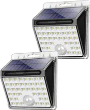 Super Bright Solar Lights Outdoor, 40 LED Solar Motion Lights, Solar Step Lights Solar Security Lights Wireless,Set of 2