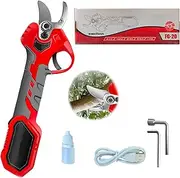 Cordless Electric Pruners, Includes 4000mah Batteries and 1 USB Charger, Cutting Diameter 20mm (0.78 Inches) and Sk5 Blades, Ordless Electric Pruners for Garden Tree Pruning and Pruning Branches