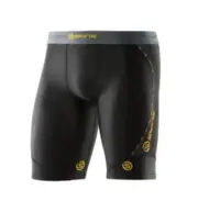 SKINS DNAMIC MENS COMPRESSION HALF TIGHTS - BLACK | BRAND NEW
