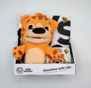 New Baby Einstein Lilly Puppet & Book 6m+ Baby Animal Tiger Toys Storytime