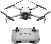 DJIXJ Mini 4 Pro Drone with RC-N2 Controller, 4K/60fps HDR Video; Smart Return to Home, Bundle