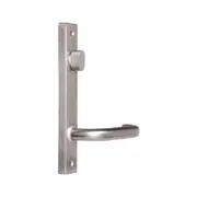 Lockwood 4904 Square End Plate with Turn & 70 Lever Satin Chrome 4904/70SC