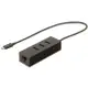 [9美國直購] AmazonBasics 集線器USB 3.1 Type-C to 3 Port USB Hub with Ethernet Adapter - Black