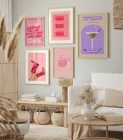 [Namly Design] Poster - Fun Retro Artwork / Set of 5