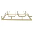 Gold Under-Cabinet Wine Rack - Stylish Wall Mount for Stemware