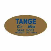 Tange - Tange Fluted seat POST decal - old school bmx