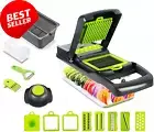 Vegetable Chopper - 16-in-1 Multifunctional Slicer, Container, 7 Blades