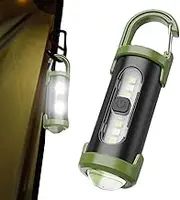 Multifunctional Keychain Light, Min-i Flashlight, Rechargeable Keychain Torch 9.2x2.6x2.6cm/3.62x1.02x1.02 Inches Ultra-Compact & Bright/4 Light Modes for Everyday Carry Camping