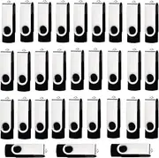 8GB USB Flash Drive 50 Pack Bulk USB Flash Drives Thumb Drive 50 Pack USB2.0 Flash Drive 8GB Pen Drive USB Drive Pack USB Memory Stick (Black, No Logo)