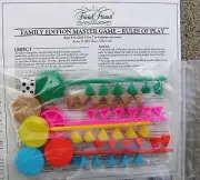 NEW Trivial Pursuit Family Edition Master Game Tokens, Scoring Wedges, Die 1992