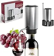 Wine Aerator, Electric Wine Decanter Wine Accessories, One Touch Automatic Wine Dispenser Wine Pourer with Storage Base and USB Rechargeable,Wine Gift Set for Women & Men