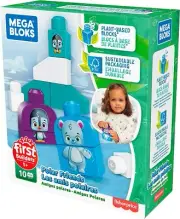Mega Bloks Polar Friends Preschool Building Set, Plant-Based Blocks