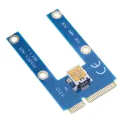 Mini PCIE Adapter 1x to 16x Riser Card Pcie Slot USB Extension Card Adapter