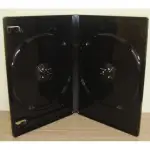 【臺灣製造】雙片裝14MM黑色PP鏡面CD盒/DVD盒/光碟盒/CD殼/有膜(25個)
