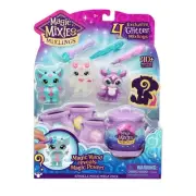 Magic Mixies Mixlings Sparkle Magic Mega 4 Pack, Magic Wand Reveals Magic Power