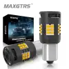 Maxgtrs 2x PY21W LED Blulb Canbus P21W LED BAU15S BA15S 1156