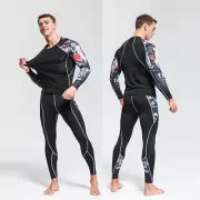 Men's Ski Thermal Underwear Set Motorcycle Skiing Warm Base Layers Sportwear New