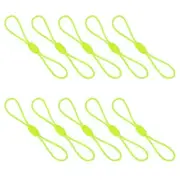Zipper Pulls 10 Pcs Replacement for Backpack Nylon Zipper Pulls Tab Zipper Ta...