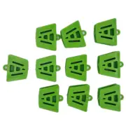 10Pc Dental Bite Block Occlusal Pad Retractor Opener Silicone Mouth Props Medium
