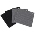 4Pack Silicone Trivets Pads for Hot Dishes - Heat Trivet Mats,9065