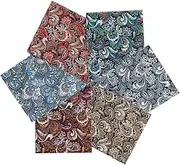 18" x 22" Fat Quarters Fabric Bundles 100% Cotton Quilting Fabric Bundles for Quilt, Sewing Project, Patchwork Precut Quilt Squares