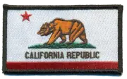 California Flag Ball Cap Patch