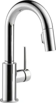 Delta 9959-DST Trinsic 1.8 GPM 1 Hole Pull-Down Bar/Prep Faucet - Chrome