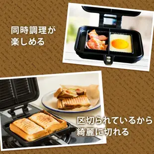 日本直送 IRIS OHYAMA 熱壓吐司 烤盤 NGHS-S 熱壓三明治 煎盤 瓦斯爐 專用 可拆式 NGHS-D