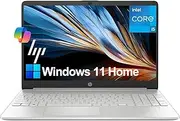 HP 15 Laptop (15.6" FHD Anti-glare, Intel Core i5-1135G7 (Beats i7-10510U), 16GB RAM, 512GB SSD) Home & Business PC, Narrow-Bezel, 10-Hr Long Battery Life, Type-C, Webcam, Numpad, Win 11 Home, Silver