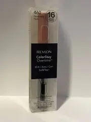 Revlon Colorstay Overtime W/SoftFlex Lipcolor & Topcoat, 460 Neverending Nude