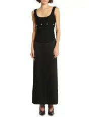 [Sass & Bide] Studded Tank in Black