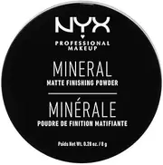 NYX PROFESSIONAL MAKEUP Mineral Matte Finishing Powder, Loose Setting Powder - Light/Medium