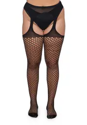 Plus You're Mine Suspender Tights
