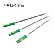 Woodwork For Chainsaw File Set Round High Carbon Steel Files 4/4 8/5 5mm
