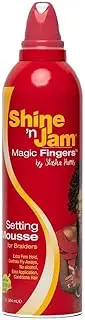 Shine N Jam Magic Fingers For Braiders Setting Mousse 12 Ounce (354ml)
