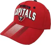Outerstuff Washington Capitals Youth Boys Girls Size Fun Style Logo Adjustable Snapback Hat Red, Red