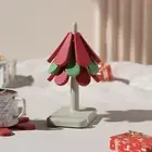 Heat-resistant Trivets Hot Pot Pads Christmas Tree Silicone Coaster Set Foldable